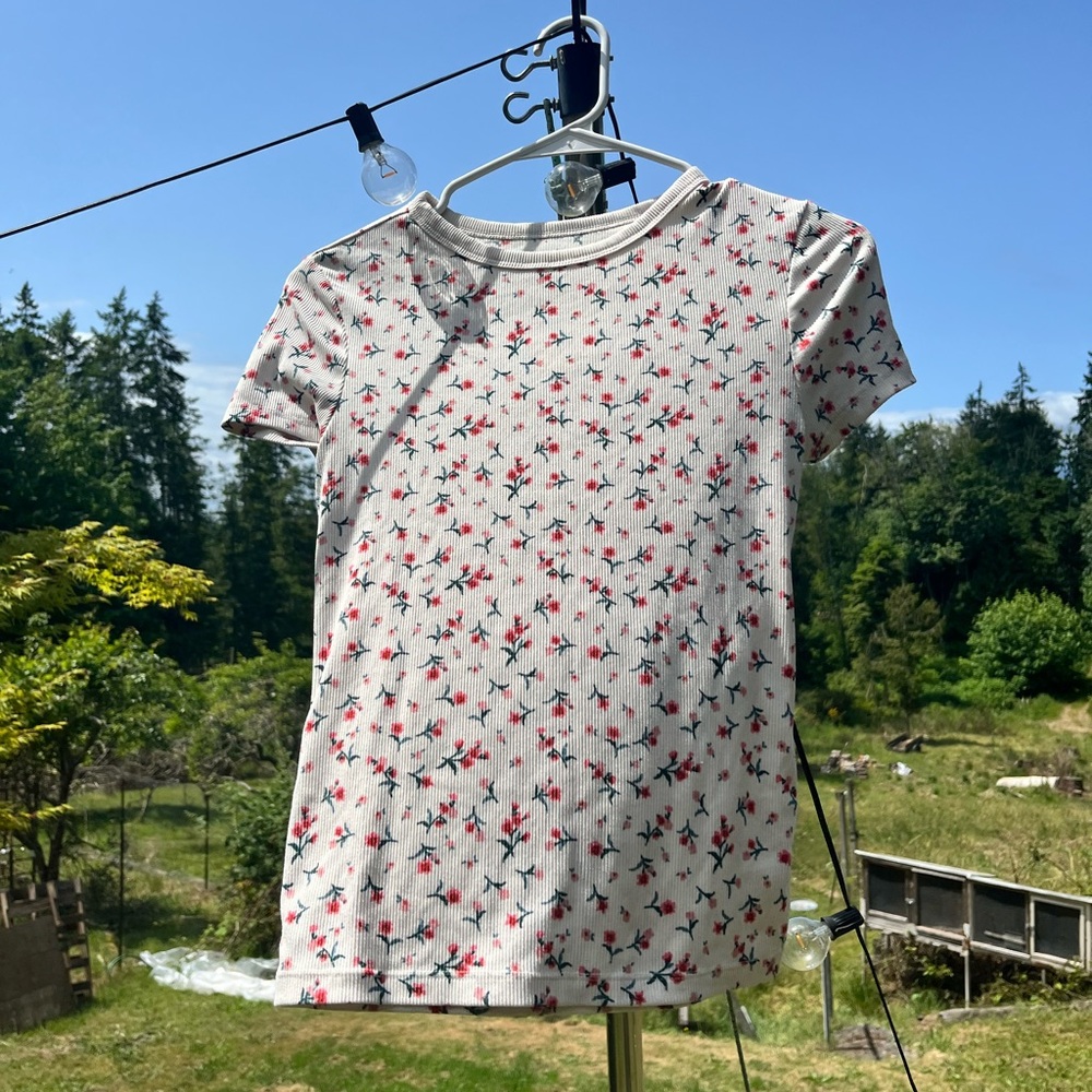 Floral Print Women's Top